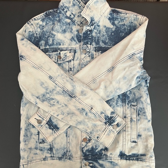 Mens blue stone washed jacket. New. Never worn. - Picture 1 of 5